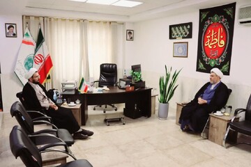 نشست همکاری دفتر نمایندگی ولی‌فقیه در جهاد کشاورزی خوزستان با دفتر تبلیغات اسلامی