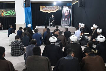 تصاویر/ حضور نماینده ولی فقیه در آذربایجان غربی در مدرسه علمیه شاهین دژ