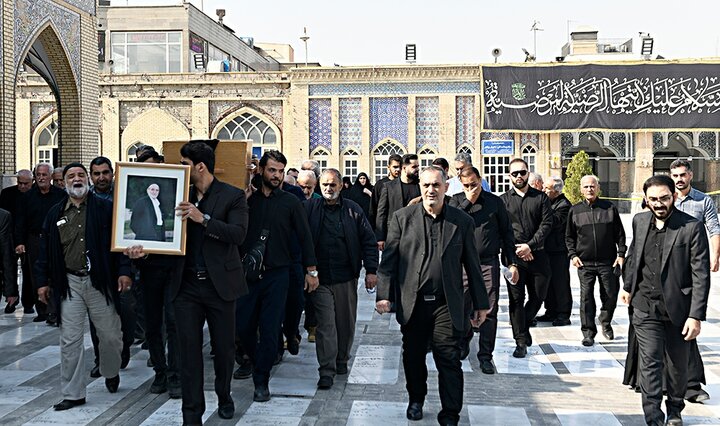 تصاویر/ مراسم تشییع و خاکسپاری پیکر ذاکر پیشکسوت اهل بیت(ع)