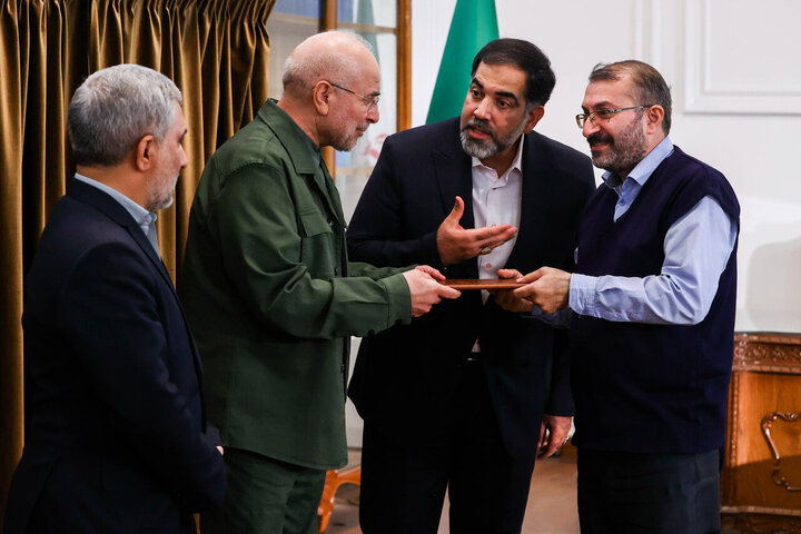 تصاویر/ گرامیداشت روز کتاب، کتابدار و کتابخوانی با حضور قالیباف