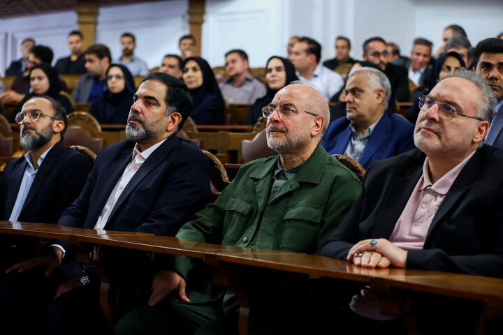 تصاویر/ گرامیداشت روز کتاب، کتابدار و کتابخوانی با حضور قالیباف