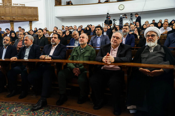 تصاویر/ گرامیداشت روز کتاب، کتابدار و کتابخوانی با حضور قالیباف