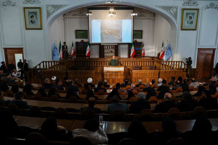 تصاویر/ گرامیداشت روز کتاب، کتابدار و کتابخوانی با حضور قالیباف