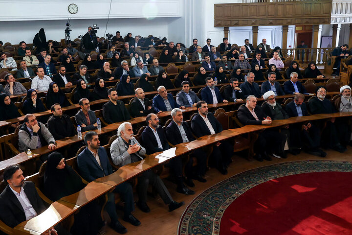 تصاویر/ گرامیداشت روز کتاب، کتابدار و کتابخوانی با حضور قالیباف