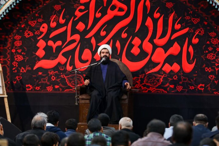 تصاویر/ برگزاری مراسم دهه اول فاطمیه هیئت رزمندگان اسلام یزد