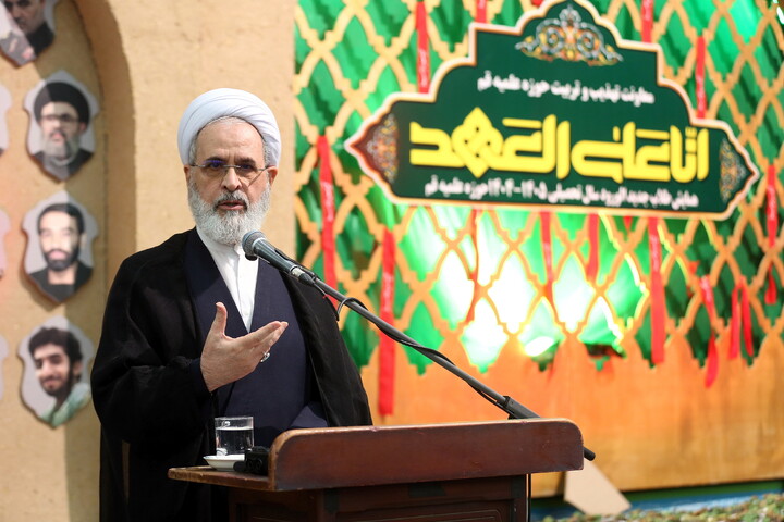 تصاویر/ همایش طلاب جدیدالورود حوزه علمیه قم