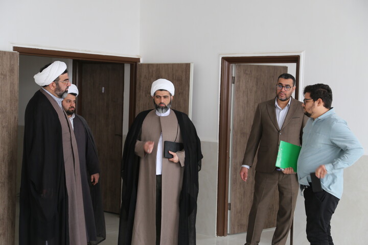 تصاویر/بازدید مدیر برنامه و بودجه دفتر برنامه‌ریزی و نظارت حوزه‌های علمیه از ساختمان حضرت بقیه الله الاعظم(عج)مدیریت حوزه علمیه خوزستان