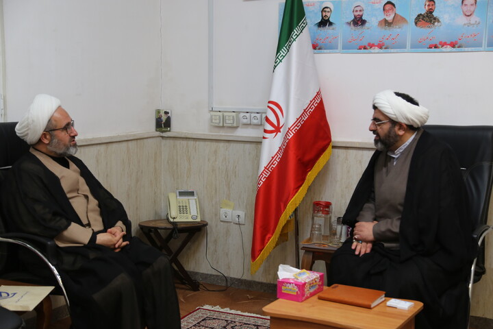 تصاویر/دیدار مسئول شورای هماهنگی تبلیغات اسلامی خوزستان با مدیر حوزه علمیه خوزستان