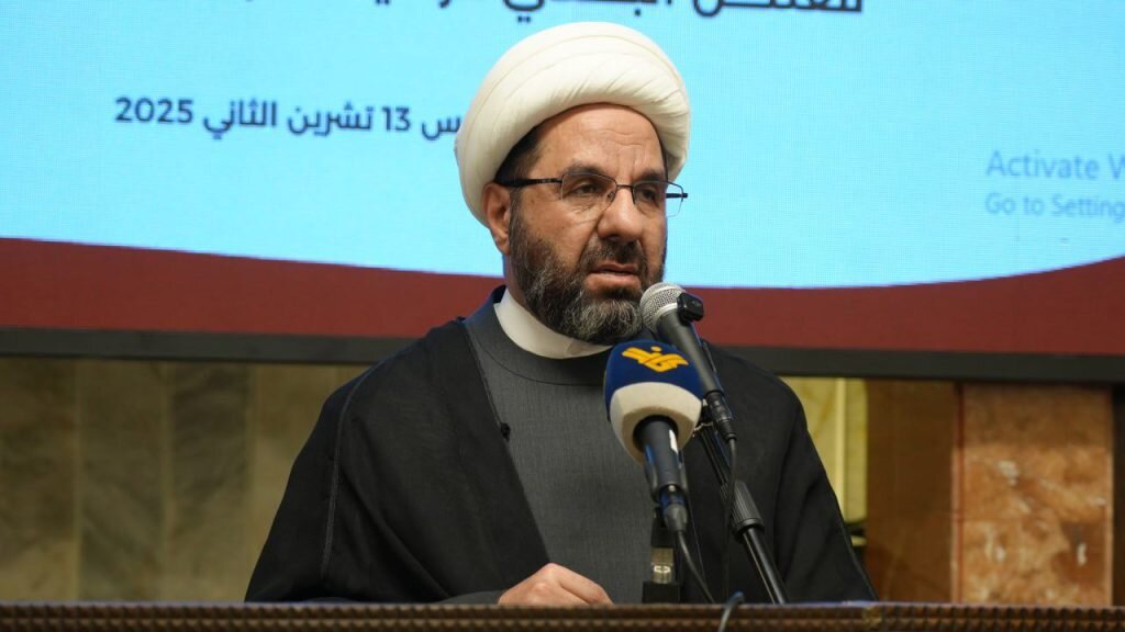 Sheikh Daamoush: Halt of Israeli Attacks on Lebanon Prerequisite for Discussing National Security Strategy