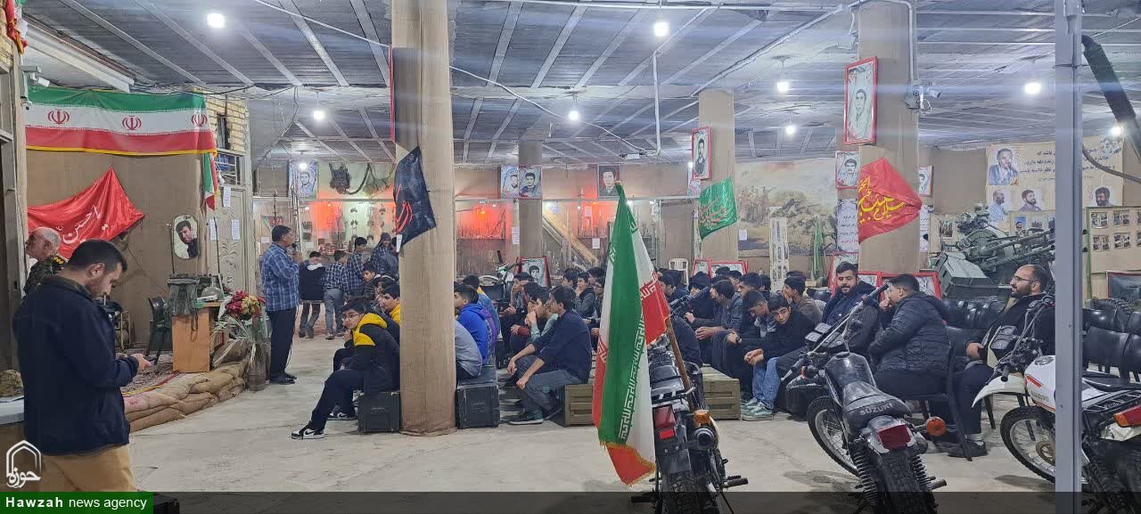 بازدید مسئول دفتر نمایندگی ولی فقیه در بسیج امام رضا (ع) از اردوی دانش آموزان +تصاویر