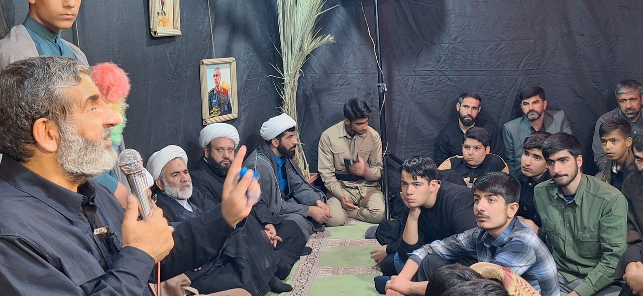 شبی با شهدا در مدرسه علمیه یاسوج؛