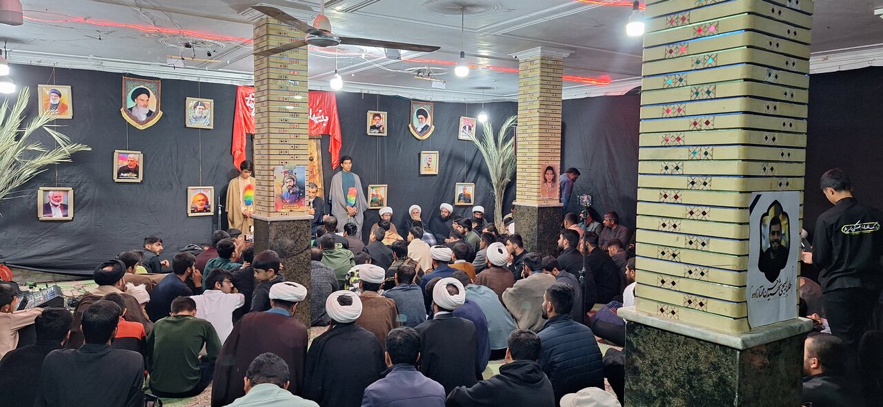 شبی با شهدا در مدرسه علمیه یاسوج؛