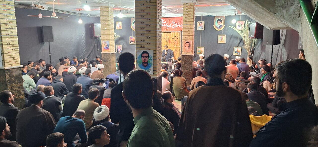 شبی با شهدا در مدرسه علمیه یاسوج؛