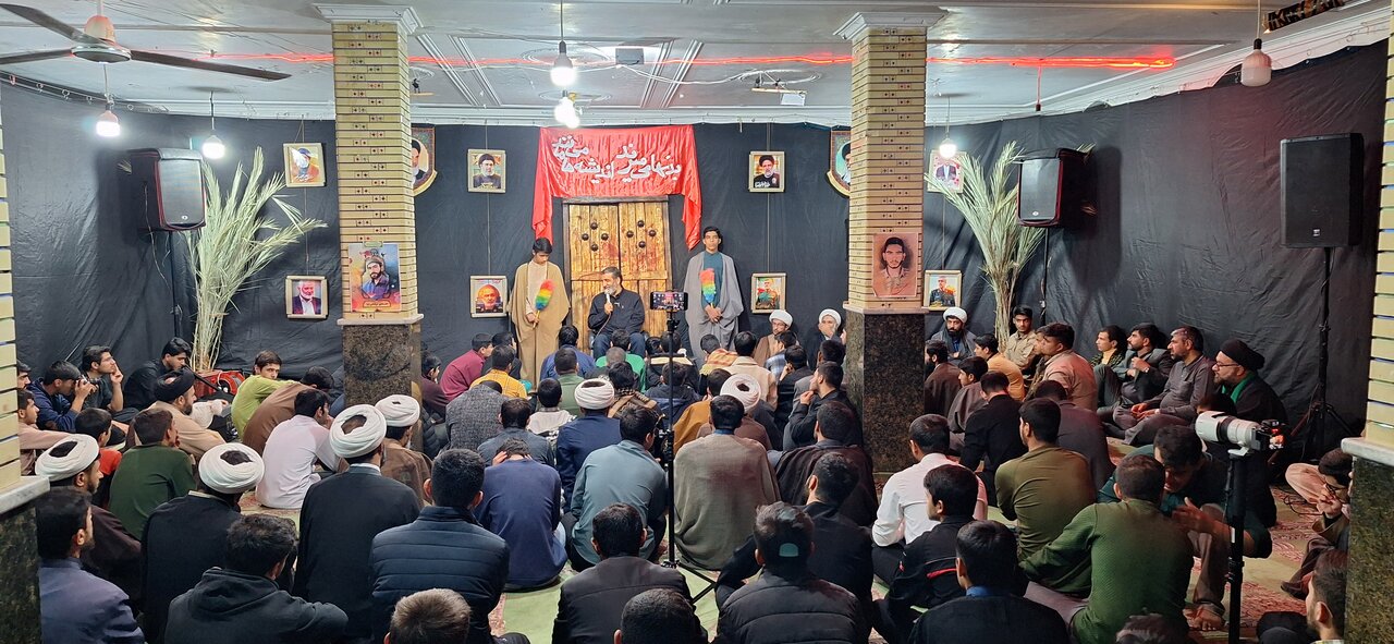 شبی با شهدا در مدرسه علمیه یاسوج؛