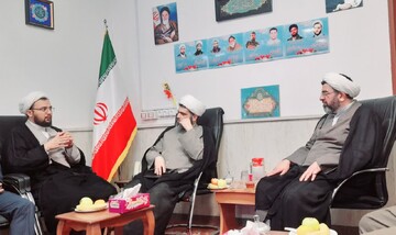 دیدار رئیس دفتر تبلیغات اسلامی خوزستان با مدیر حوزه علمیه خوزستان +عکس