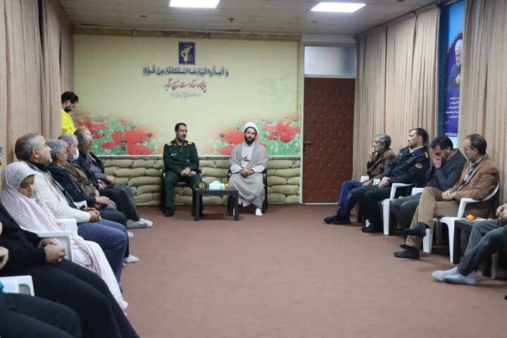 تصاویر/دیدار سردار عمومهدی با بسیجی‌های مسجد امام المهدی «عج» اراک