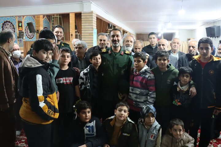 تصاویر/دیدار سردار عمومهدی با بسیجی‌های مسجد امام المهدی «عج» اراک