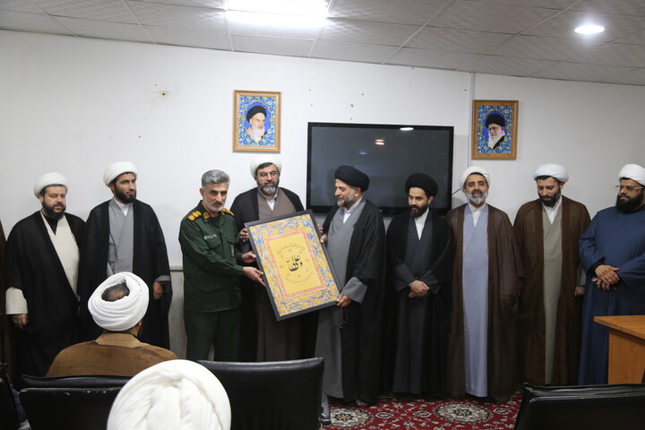 تصاویر/آیین تقدیر و تشکر از مدیر سابق حوزه علمیه خوزستان