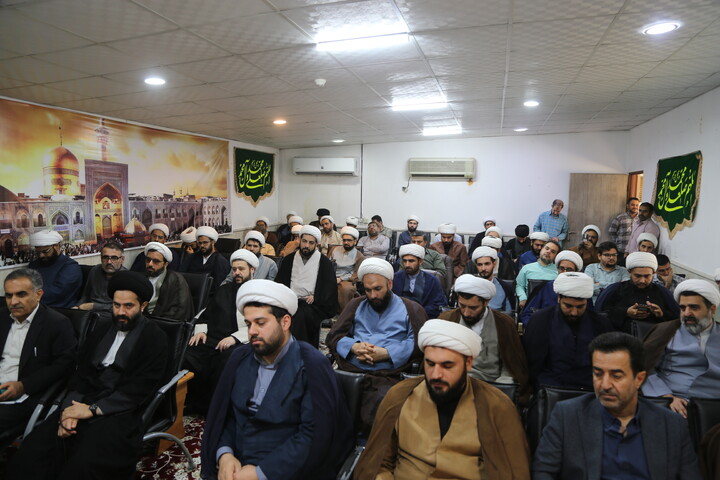 تصاویر/آیین تقدیر و تشکر از مدیر سابق حوزه علمیه خوزستان