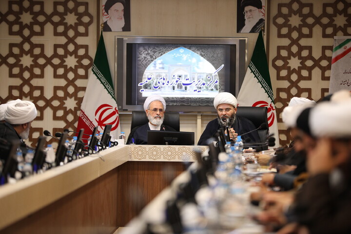 تصاویر/جلسه شورای معاونین حوزه های علمیه با سازمان تبلیغات کشور