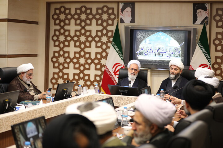 تصاویر/جلسه شورای معاونین حوزه های علمیه با سازمان تبلیغات کشور