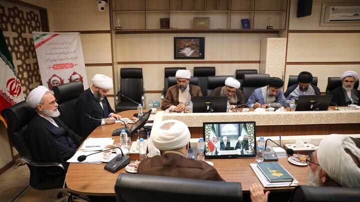 جلسه مشترک شورای معاونین حوزه های علمیه با رئیس و معاونین سازمان تبلیغات اسلامی
