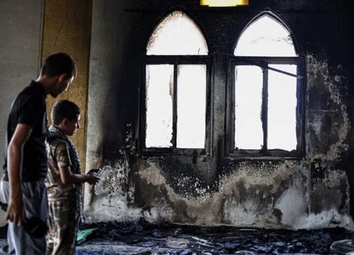 یہودیوں نے مغربی کنارے کی مسجد جلا دی