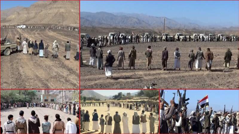 Yemen Sees Mass Rallies and Tribal Gatherings, Signaling Continued Mobilization Against ''Israel''