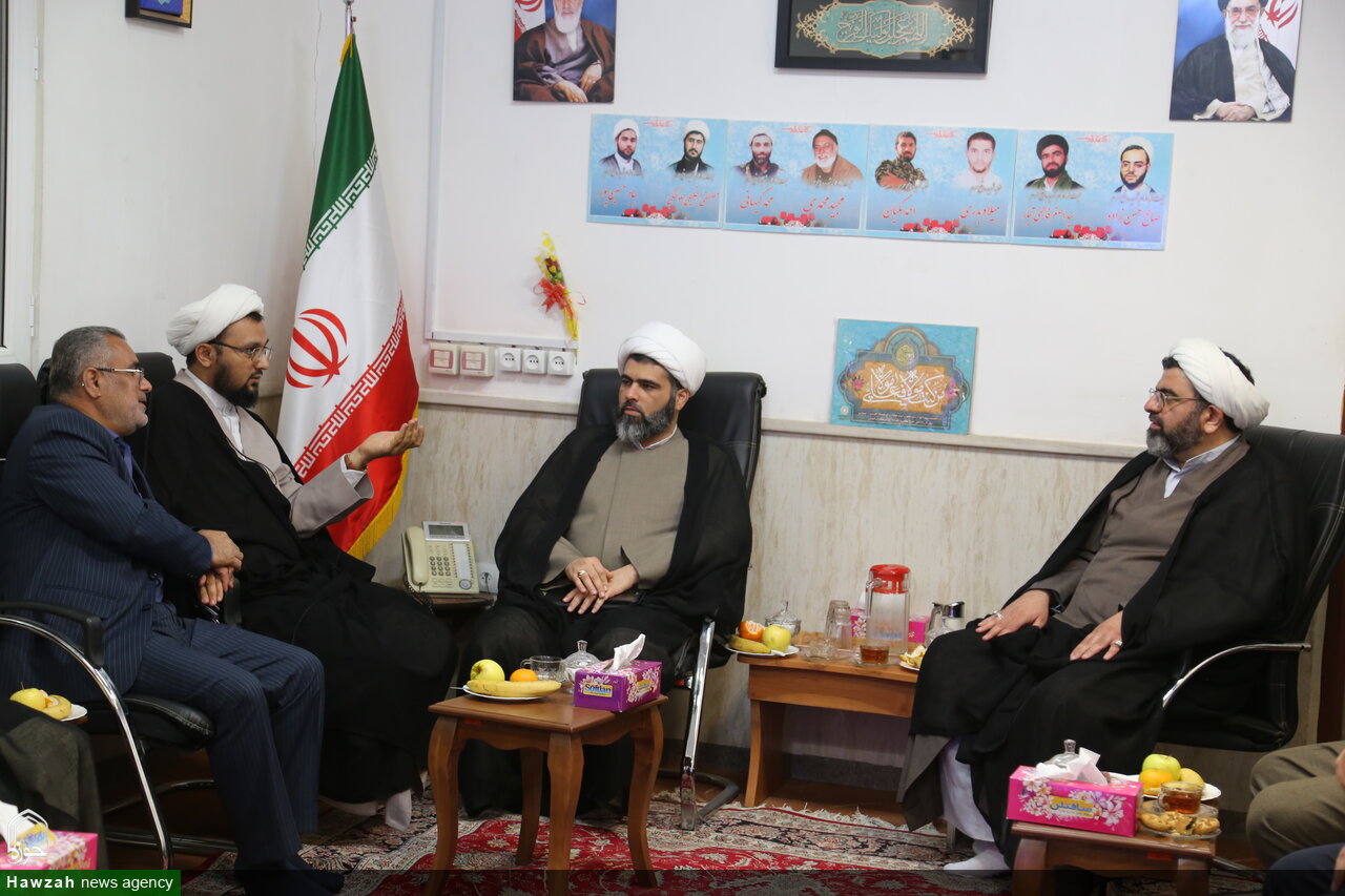 دیدار رئیس دفتر تبلیغات اسلامی خوزستان با مدیر حوزه علمیه خوزستان +عکس