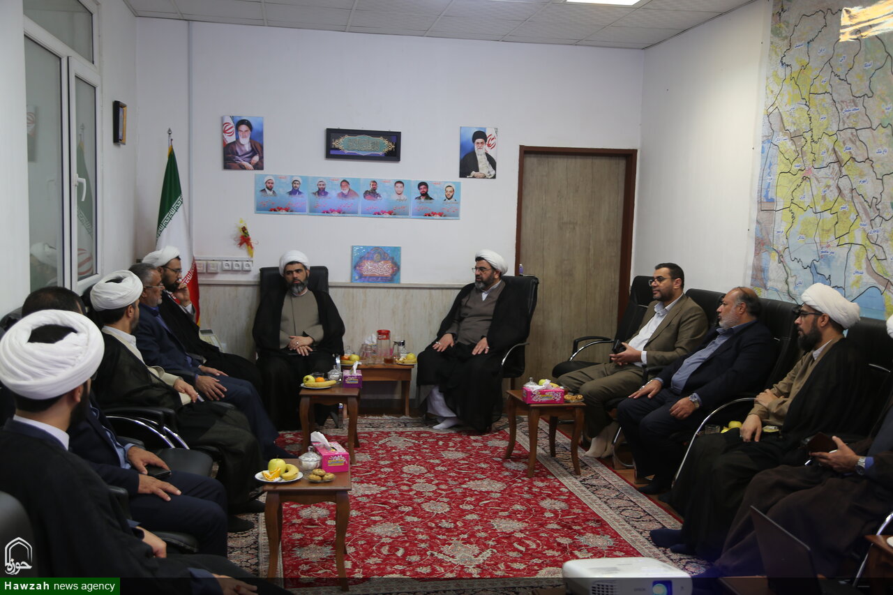 دیدار رئیس دفتر تبلیغات اسلامی خوزستان با مدیر حوزه علمیه خوزستان +عکس