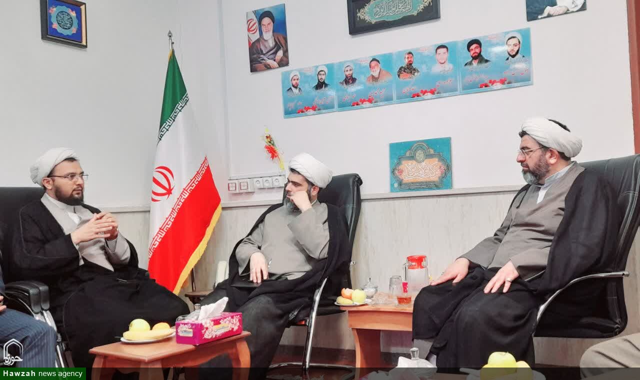 دیدار رئیس دفتر تبلیغات اسلامی خوزستان با مدیر حوزه علمیه خوزستان +عکس