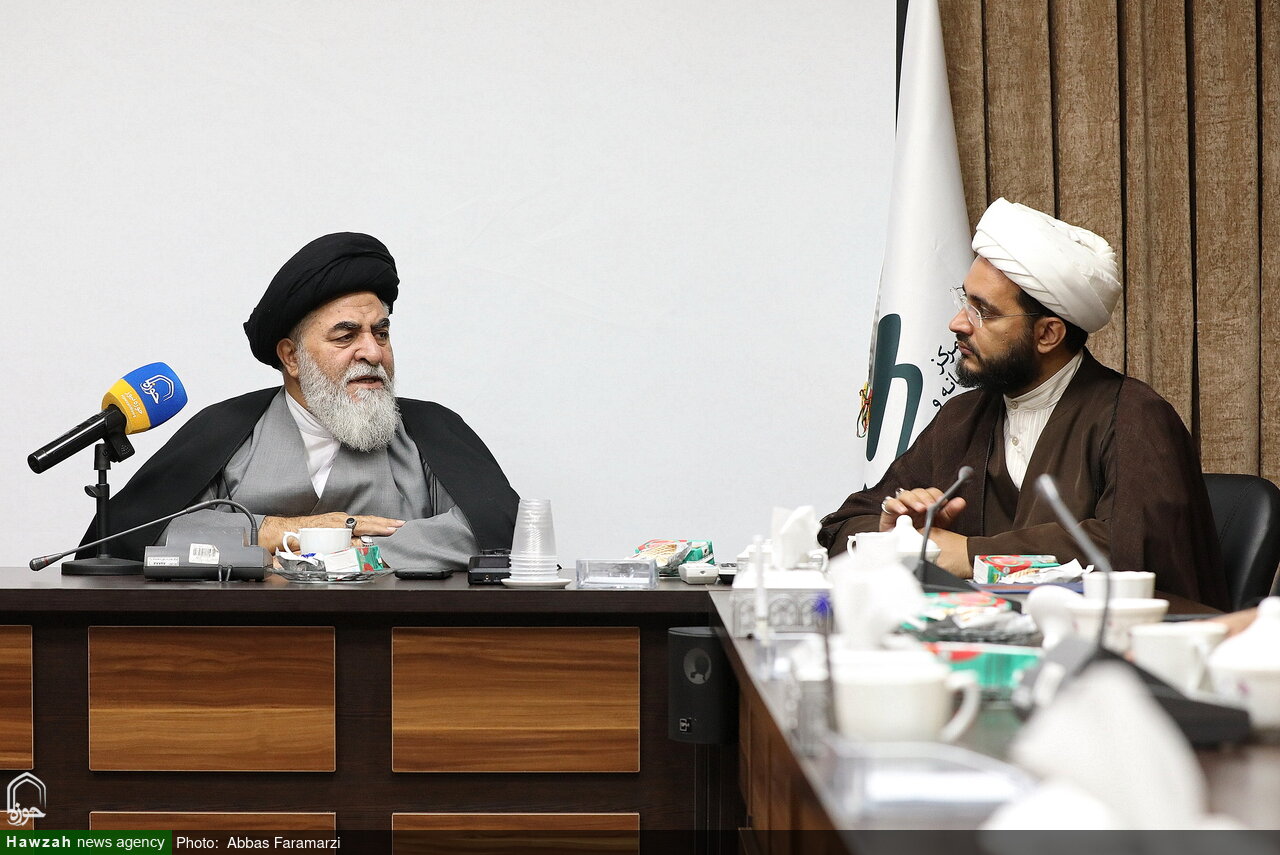 صور/ متولي مسجد جمكران المقدس يزور "وكالة أنباء الحوزة"