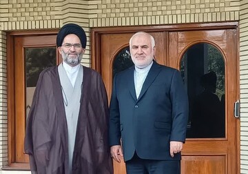 دیدار نماینده المصطفی با سفیر جدید ایران در هند