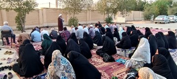 تصاویر/ اقامه نماز باران در آبپخش