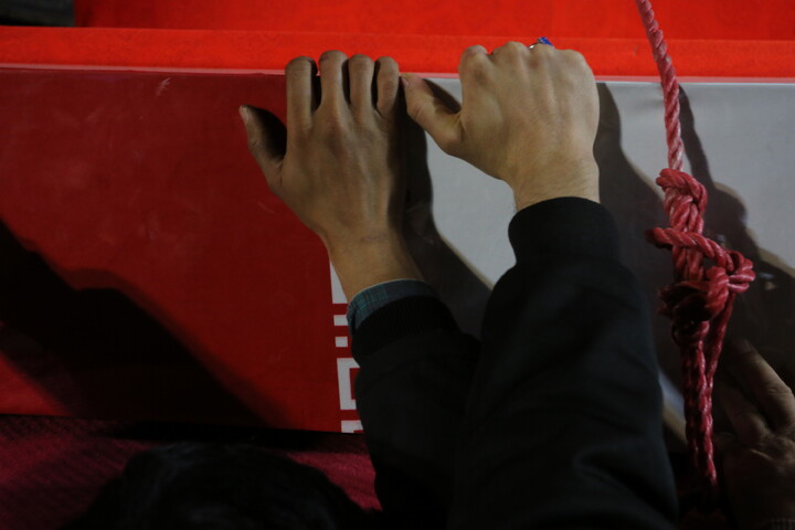 تصاویر / آیین بدرقه کاروان شهدای گمنام «اهالی بهشت» در اصفهان