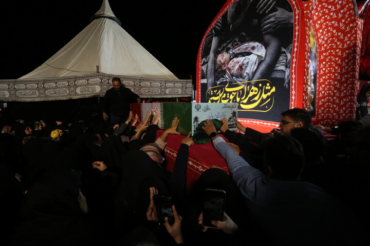 تصاویر / آیین بدرقه کاروان شهدای گمنام «اهالی بهشت» در اصفهان