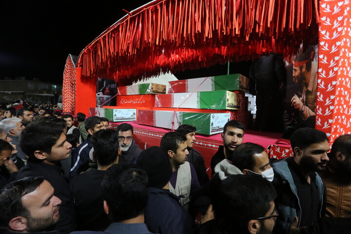 تصاویر / آیین بدرقه کاروان شهدای گمنام «اهالی بهشت» در اصفهان