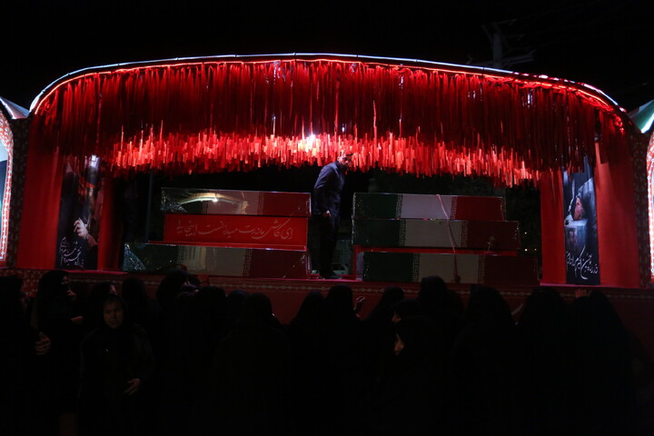 تصاویر / آیین بدرقه کاروان شهدای گمنام «اهالی بهشت» در اصفهان