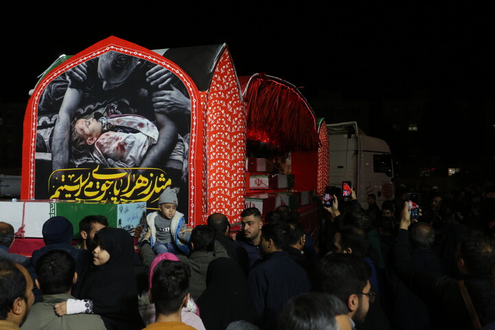 تصاویر / آیین بدرقه کاروان شهدای گمنام «اهالی بهشت» در اصفهان