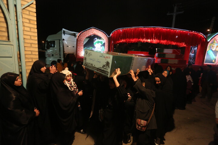 تصاویر / آیین بدرقه کاروان شهدای گمنام «اهالی بهشت» در اصفهان