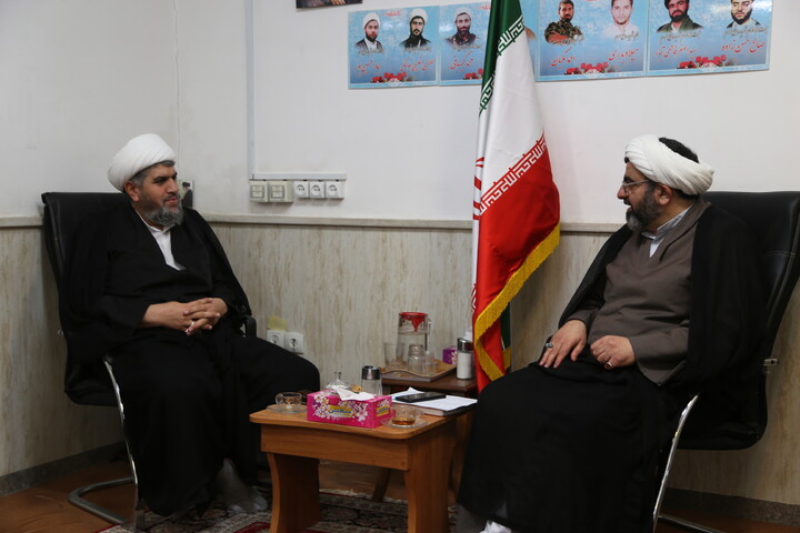 تصاویر/دیدار مدیر حوزه ایذه با مدیر حوزه علمیه خوزستان