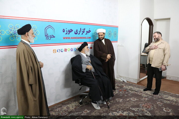 متولي مسجد جمكران المقدس يزور "وكالة أنباء الحوزة"