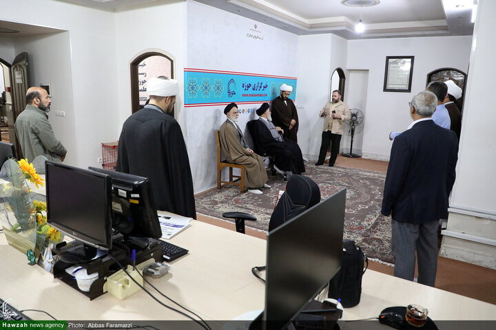 متولي مسجد جمكران المقدس يزور "وكالة أنباء الحوزة"