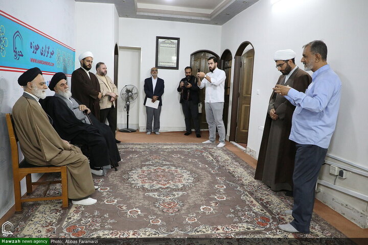 متولي مسجد جمكران المقدس يزور "وكالة أنباء الحوزة"