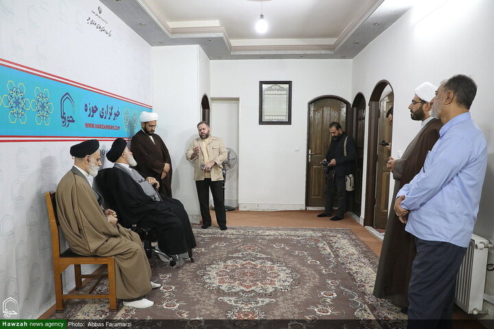 متولي مسجد جمكران المقدس يزور "وكالة أنباء الحوزة"