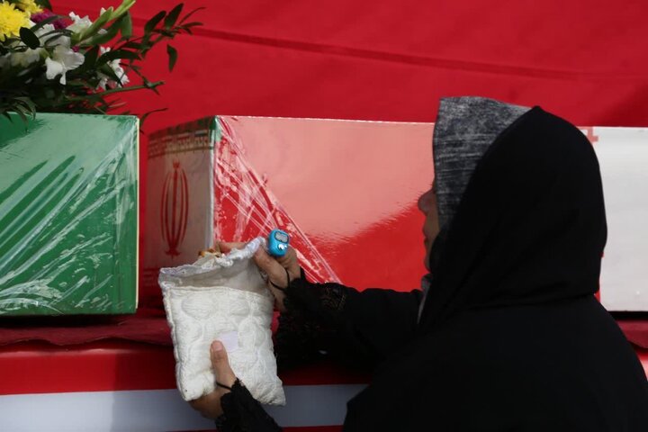 تصاویر/ مراسم استقبال از ۹ شهید گمنام در شهر کرمان