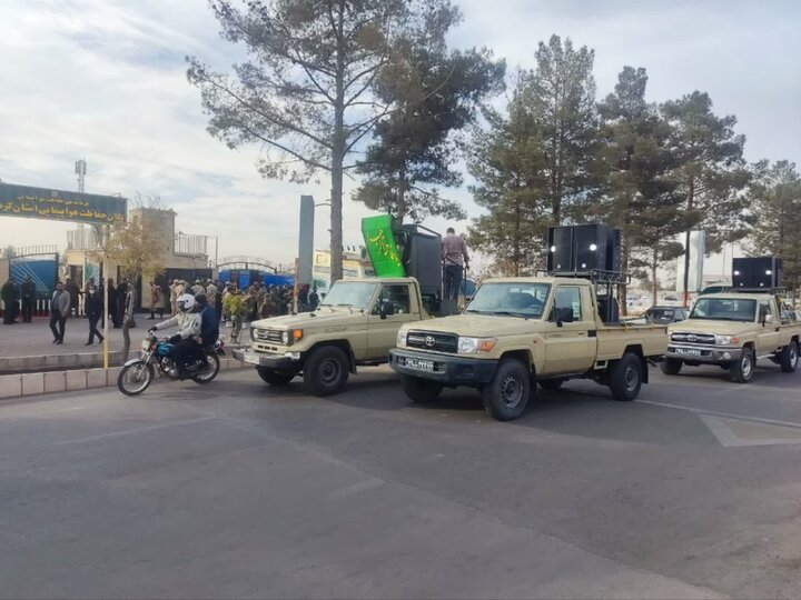 تصاویر/ مراسم استقبال از ۹ شهید گمنام در شهر کرمان