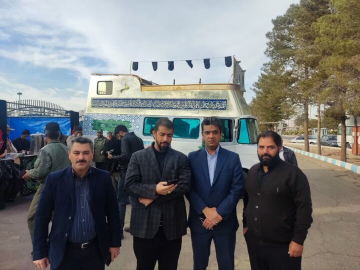 تصاویر/ مراسم استقبال از ۹ شهید گمنام در شهر کرمان