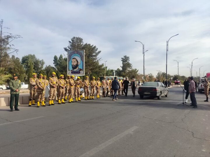تصاویر/ مراسم استقبال از ۹ شهید گمنام در شهر کرمان