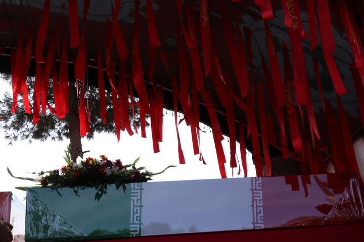 تصاویر/ مراسم استقبال از ۹ شهید گمنام در شهر کرمان